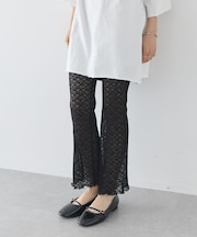 レースフレアパンツ