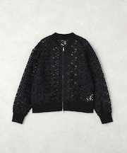 フラワーレースブルゾン