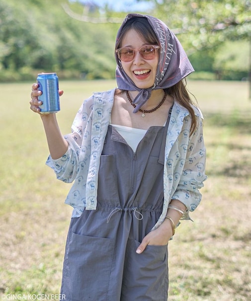 emae×銀河高原ビール　シアーシャツ