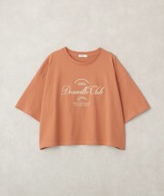 【接触冷感】カレッジロゴ刺繍Tシャツ