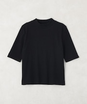 ラメリブプチハイネックTシャツ