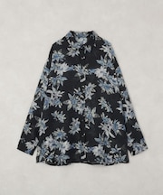 花柄シアーシャツ