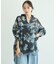 花柄シアーシャツ