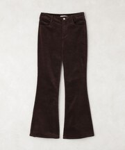 コーデュロイフレアパンツ