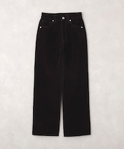 フロッキーデニムストレートパンツ