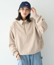 スタンドカラーフリーストップス