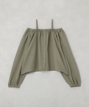 マルチウェイギャザーブラウス