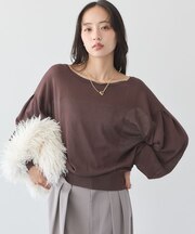 シアーボリュームスリーブプルオーバー