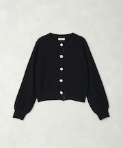 ビジューボタンコンパクトカーディガン