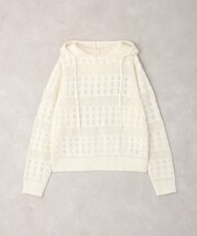 フードニットプルオーバー