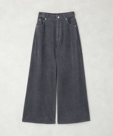 【セットアップ対応】コーデュロイワイドパンツ