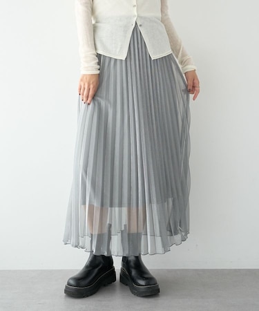 シャイニープリーツスカート