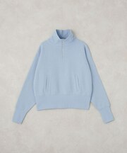 ハーフZIPカンガルーポケットプルオーバー