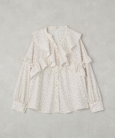 ラッフルスキッパーブラウス