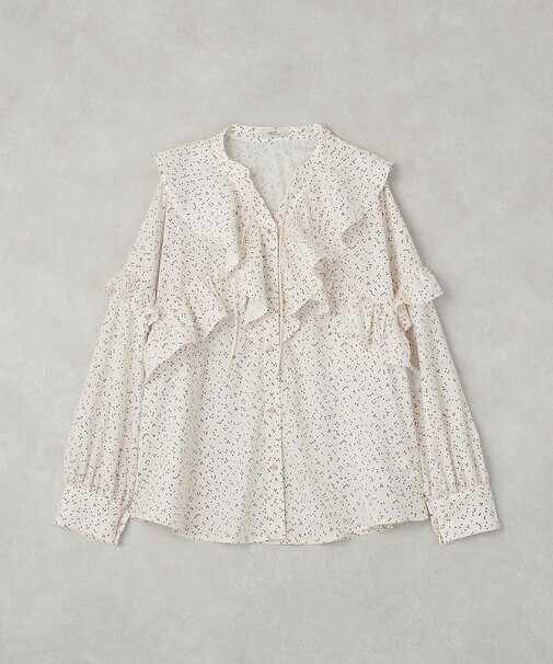 ラッフルスキッパーブラウス