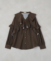 ラッフルスキッパーブラウス