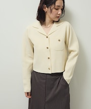 ・swing by ニット開襟カーディガン