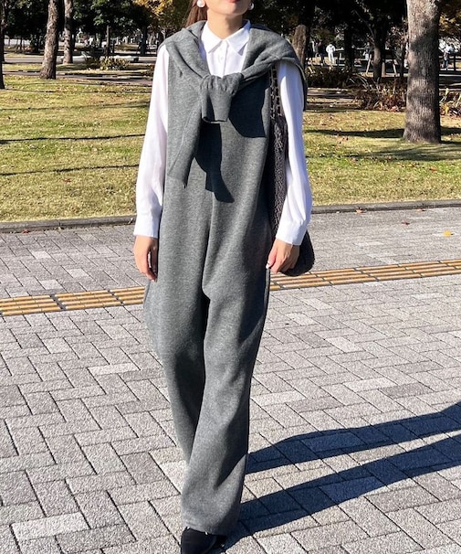 ニットサロペット