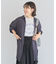 ターンバック長袖レーヨンチュニック