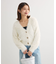 ・Petit Fleur シャギーニットカーディガン