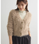 ・Petit Fleur シャギーニットカーディガン