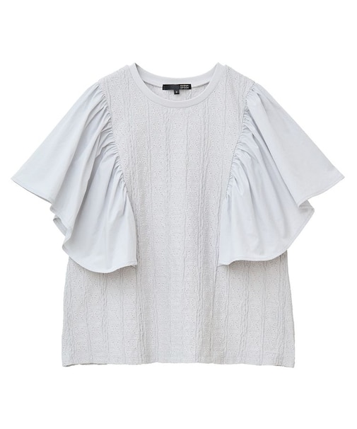 ・SUGAR SPOON ラッフルスリーブTEE