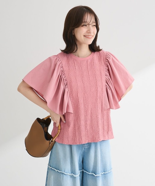 ・SUGAR SPOON ラッフルスリーブTEE