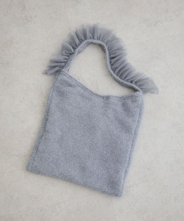 ・QUON フリルニットワンショルダー