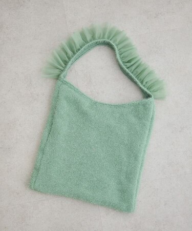 ・QUON フリルニットワンショルダー