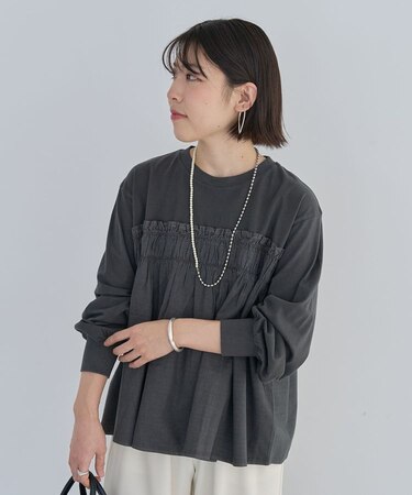 ピグメントドッキングシャーリングプルオーバー