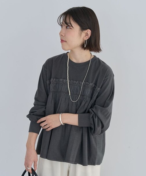 ピグメントドッキングシャーリングプルオーバー