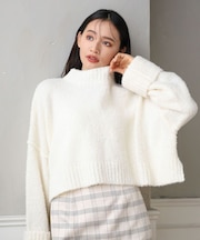 ・Petit Fleur ブークレワイドニット