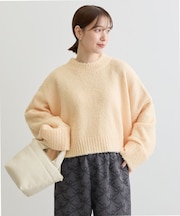 ・Petit Fleur ブークレワイドニット