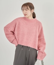 ・Petit Fleur ブークレワイドニット