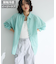 綿麻混レギュラーカラーBIGシルエットシャツ