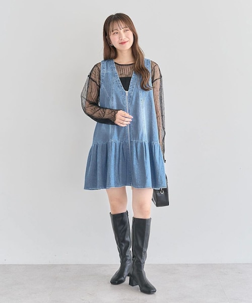 SOOR PLOOM デニムワンピース 3y SOOR PLOOM（ソーアプルーム）子供服デニムワンピース | 福岡