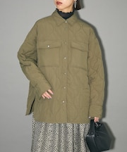 キルティングシャツブルゾン