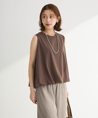 ・Petit Fleur バルーンノースリーブプルオーバー