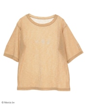 miffy/シアーリブプリントTシャツ