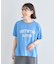 汗染み防止カレッジロゴボックスTシャツ