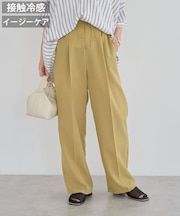 麻調合繊イージーパンツ