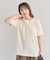 ・Petit Fleur リブオーバーサイズTEE