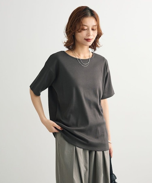 ・Petit Fleur リブオーバーサイズTEE