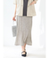 メランジプリーツIラインスカート