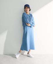 SET2点ベスト+配色ステッチワンピース