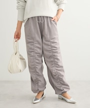 ・SUGAR SPOON スエード調ギャザーカーゴ