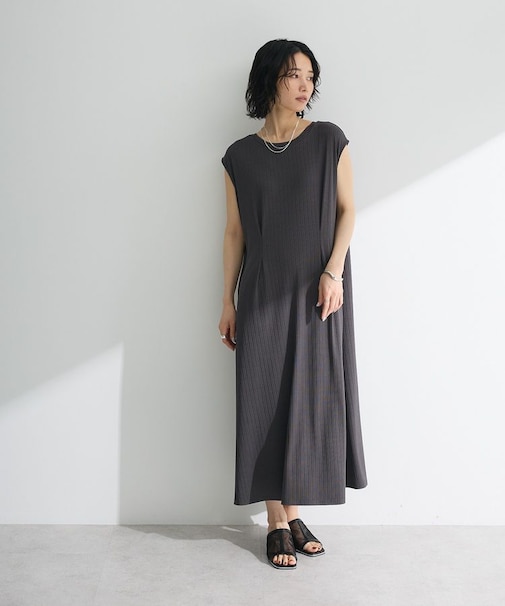 前後2WAYウエストタックワンピース