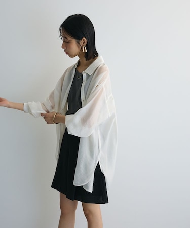 ショルダースリット2WAYシャツ