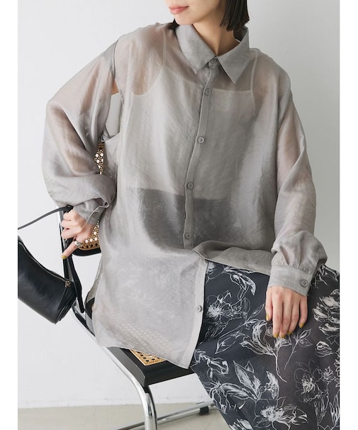 ショルダースリット2WAYシャツ