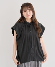 ・ELENCARE DUE ボウタイフレンチブラウス